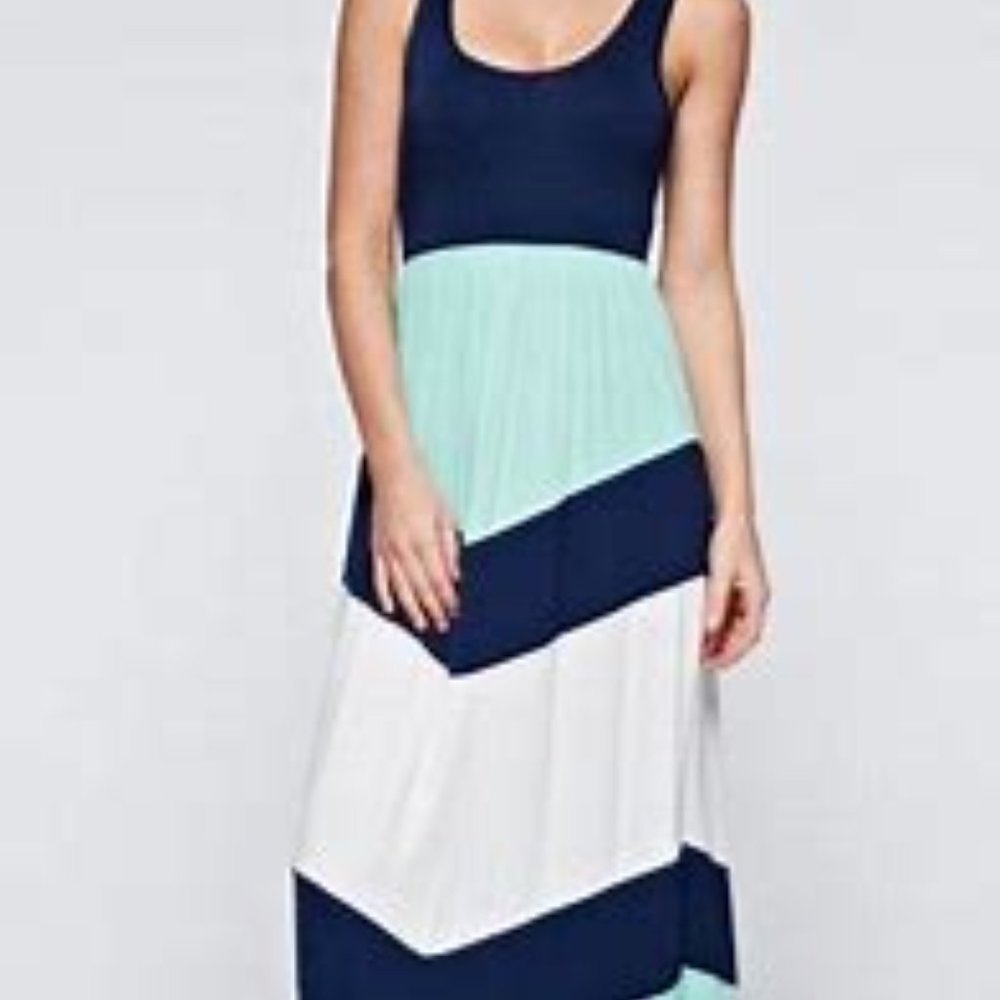 Women's Colorblock Maxi Dress